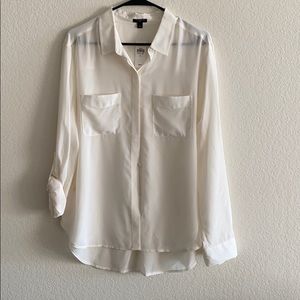 Ann Taylor 100 % silk blouse NEW WITH TAGS